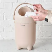 Cos pentru scutece Nattou Dropy, bej, 27 cm