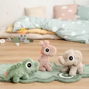 Jucarie de plus Done by Deer Cuddle Bestie Croco Verde 28 cm