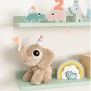 Jucarie de plus in cutie cadou Done by Deer Cuddle Bestie Elphee Bej