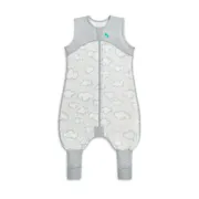 Love to Dream, sac de dormit cu picioruse si maneca scurta, 0.2 TOG, 4 Ani, Grey - Love to Dream