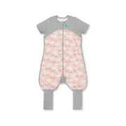 Love to Dream, sac de dormit cu picioruse si maneca scurta, 1 TOG, 24-36 Luni, Rosa