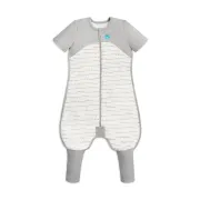 Love to Dream, sac de dormit cu picioruse si maneca scurta, 1 TOG, 3 Ani, Grey