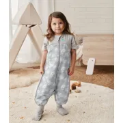 Love to Dream, sac de dormit cu picioruse si maneca scurta, 1 TOG, 3 Ani, Grey