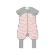 Love to Dream, sac de dormit cu picioruse si maneca scurta, 1 TOG, 4 Ani, Rosa