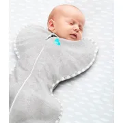 Love to Dream sac de dormit pentru infasat Swaddle Up, gri, S, 3.5-6kg,  1 TOG