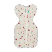 Love to Dream sac de dormit pentru infasat Swaddle Up,Snow Party, 2-3.8 kg, NB