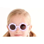 Ochelari de soare copii, ultraflexibili,  Babiators, Irresistible Iris, lentile fumurii, 0-2 ani