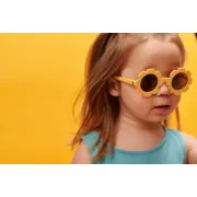 Ochelari de soare copii, ultraflexibili,  Babiators, Sweet Sunflower, lentile amber, 3-5 ani