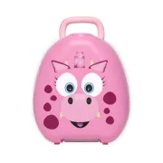 Olita portabila cu capac si maner My Carry Potty, Dragon roz