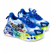 Pantofi sport cu lumini led, masinuta de curse, superbaby, albastru adt-60-x-r