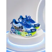 Pantofi sport cu lumini led, masinuta de curse, superbaby, albastru adt-60-x-r