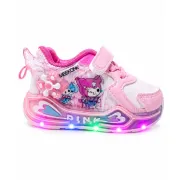 Pantofi sport cu luminite, model cu holograma, piele ecologica, fete, roz ad30-8-7-4-r