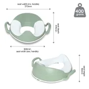 Reductor cu manere pentru toaleta, My Trainer Seat, Gargarita