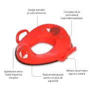 Reductor cu manere pentru toaleta, My Trainer Seat, Vulpe