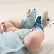 Sosete cu zornaitoare Done by Deer Playground Blue