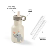 Sticla din inox pentru copii Done by Deer Celebration Sand 350 ml