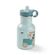 Sticla din inox pentru copii Done by Deer Tiny Farm Albastru 350 ml