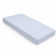 Saltea SafeNest HR Deluxe 180/80/6 cm pentru paturi, cu husa bumbac bleu uni - ASC6427968021771
