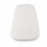 Saltea bebe DualNest Ovala 70x37x7 cm in 3 straturi pentru cos / landou cu husa de Jacquard - ASC6427968144258