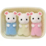 Figurine sylvanian families- soricei marshmallow tripleti sf5337