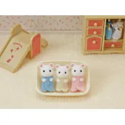 Figurine sylvanian families- soricei marshmallow tripleti sf5337