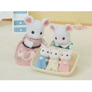Figurine sylvanian families- soricei marshmallow tripleti sf5337