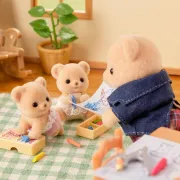 Figurine sylvanian families-gemeni ursuleti biscuit sf5853