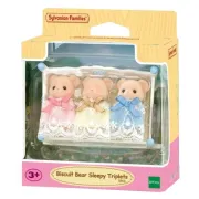 Figurine sylvanian families-ursuleti adormiti biscuit tripleti sf5866