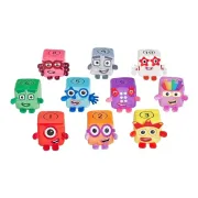 Mini mascota din plus numberblocks&trade; blocklets&trade; - sase