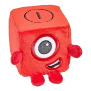 Mini mascota din plus numberblocks&trade; blocklets&trade; - unu