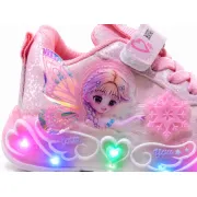 Pantofi sport cu luminite, model cu zana, piele ecologica, fete, roz ad30-8-7-8-r