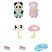 Sylvanian families-prietenii de la gradinita - duo pentru o zi ploioasa sf5748