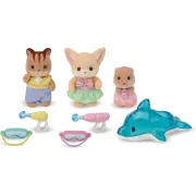 Sylvanian families-prietenii de la gradinita - trio la piscina sf5749