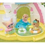Sylvanian families-prietenii de la gradinita - trio la piscina sf5749