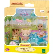 Sylvanian families-prietenii de la gradinita - trio la piscina sf5749