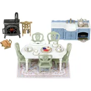 Sylvanian families-salon de dining elegant pt conacul riverside sf5867