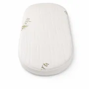 Saltea Ovala Fiber 69x38x4 cm in 2 straturi  pentru cos / landou , 2 fete diferite, husa Jacquard Deluxe - ASC6427968155100
