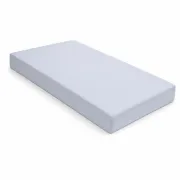 Lenjerie 3 piese pat copii 2-8 ani bumbac ranforce Bleu Uni pentru saltele 140x70 cm - ASC6427968021030