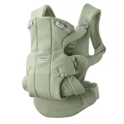 Baby Bjorn - Marsupiu ergonomic Baby Carrier Hold, Light Green, tesatura periata