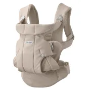 Baby Bjorn - Marsupiu ergonomic Baby Carrier Hold, Sand Gray, tesatura periata