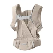 Baby Bjorn - Marsupiu ergonomic Baby Carrier Hold, Sand Gray, tesatura periata
