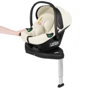 Baza scaun auto i-Size PLUS, Lionelo, Astrid, Cu Isofix, Cu indicatori pentru instalare corecta, Rotire 180 grade, Negru BYNLO-ASTRID_I-SIZE_BASE_PLUS_BLACK
