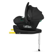 Baza scaun auto i-Size PLUS, Lionelo, Astrid, Cu Isofix, Cu indicatori pentru instalare corecta, Rotire 180 grade, Negru BYNLO-ASTRID_I-SIZE_BASE_PLUS_BLACK