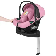 Baza scaun auto i-Size PLUS, Lionelo, Astrid, Cu Isofix, Cu indicatori pentru instalare corecta, Rotire 180 grade, Negru BYNLO-ASTRID_I-SIZE_BASE_PLUS_BLACK