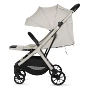 Carucior sport, Lionelo, Cloe Plus, Cu accesorii, Cadru din aluminiu, Pana la 22 kg, Usor, Pliere compacta pentru avion, cu o singura mana, Ideal pentru toate tipurile de suprafete, 6 luni+, Bej BYNLO-CLOE_PLUS_BEIGE_SAND