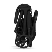 Carucior sport, Lionelo, Cloe Plus, Cu accesorii, Cadru din aluminiu, Pana la 22 kg, Usor, Pliere compacta pentru avion, cu o singura mana, Ideal pentru toate tipurile de suprafete, 6 luni+, Negru BYNLO-CLOE_PLUS_BLACK_ONYX