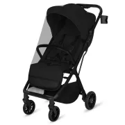 Carucior sport, Lionelo, Cloe Plus, Cu accesorii, Cadru din aluminiu, Pana la 22 kg, Usor, Pliere compacta pentru avion, cu o singura mana, Ideal pentru toate tipurile de suprafete, 6 luni+, Negru BYNLO-CLOE_PLUS_BLACK_ONYX