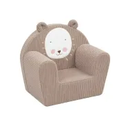 Fotoliu din burete, New Baby, Pentru copii, Din tesatura de catifea reiata, Cu husa detasabila, Materiale certificate Oeko Tex Standard 100, Leu BYN59545