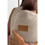 Marsupiu isara quick half buckle sandstone linen