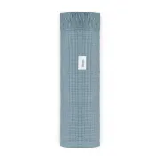 Muselina, Lionelo, Din bumbac, Lavabila la masina de spalat, Dimensiune mare 70x100 cm, Albastru BYNLO-MUSLIN_BLANKET_STONE_BLUE